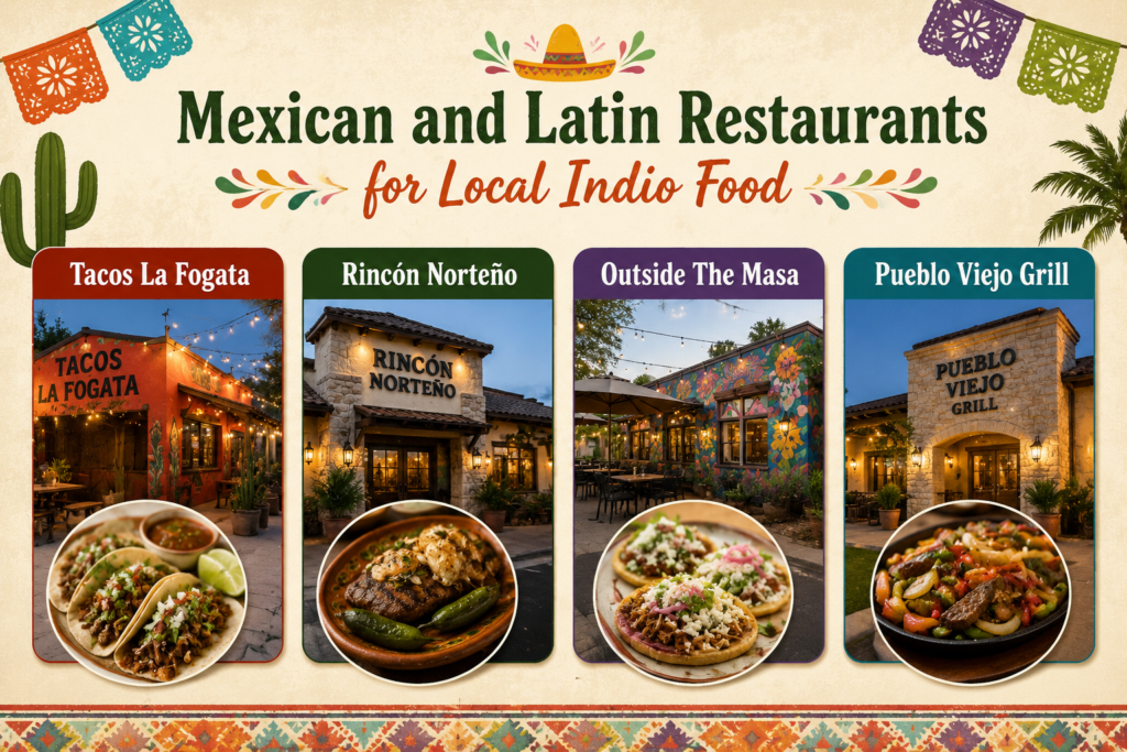 Indio Food Guide: 24 Best Local Restaurants (2026) 15 Mexican and Latin Restaurants for Local Indio Food