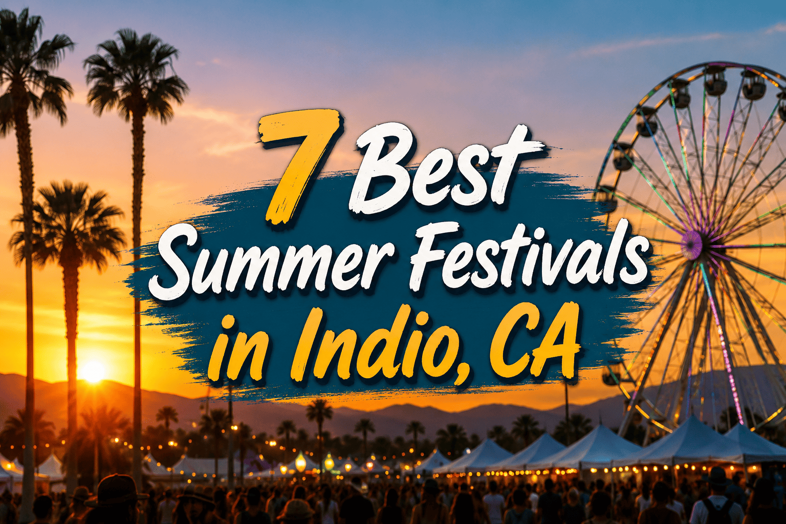 7 Best Summer Festivals in Indio, CA: 2026 Calendar Guide