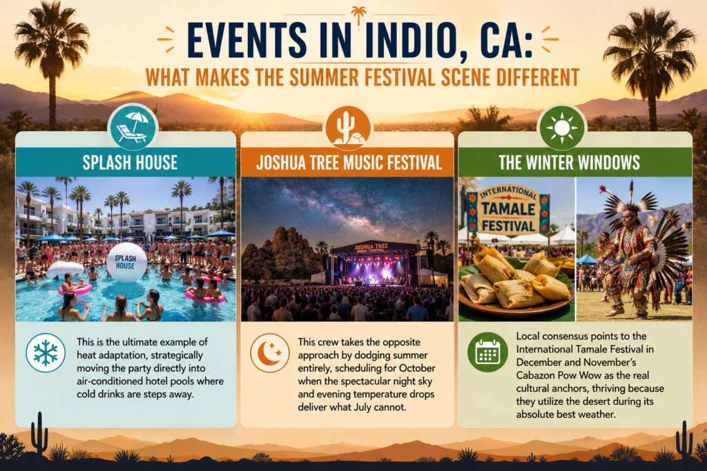7 Best Summer Festivals in Indio, CA: 2026 Calendar Guide 10 Events in Indio, CA: What Makes the Summer Festival Scene Different