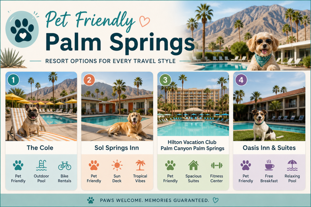 Pet-Friendly Palm Springs Resort Options for Every Travel Style