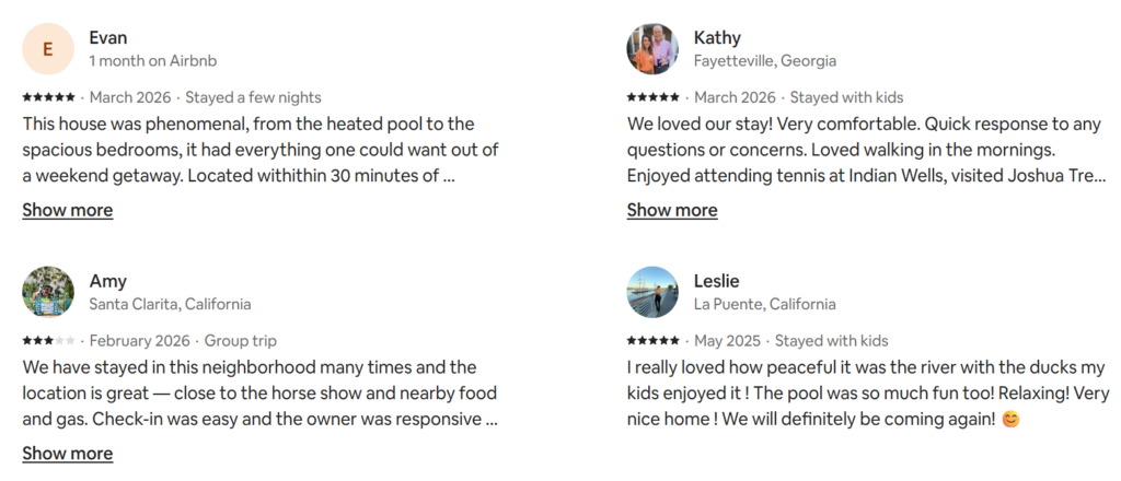 Vacation Homes in Indio CA: 25 Best Luxury Stays (2026) 33 Lake Front Villa Reviews