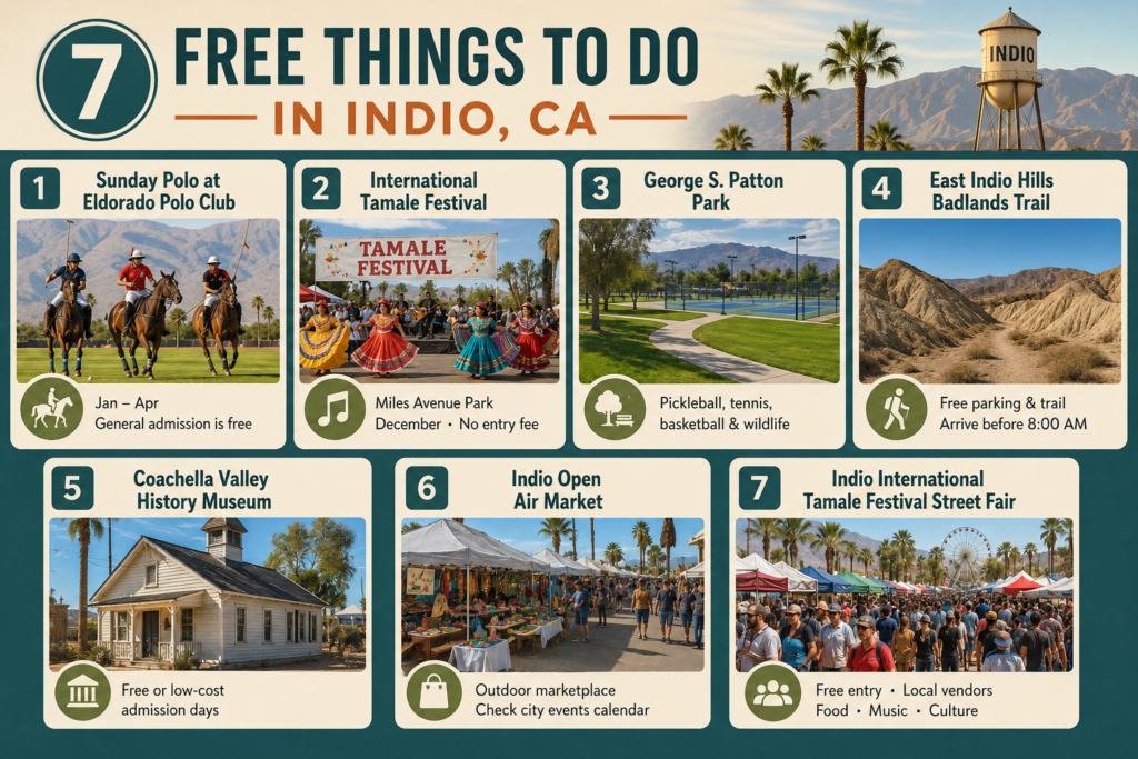 Indio Activities: 20 Best Things to Do (2026 Guide) 8 Top Free Things to Do in Indio