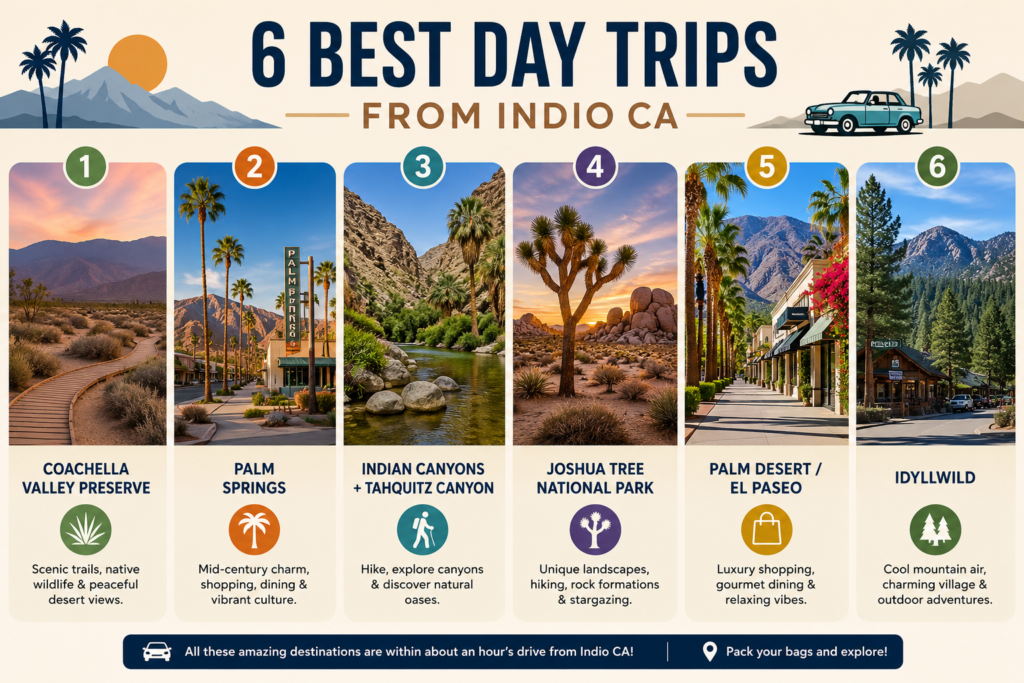 Day Trips Within an Hour of Indio: 6 Best Picks 2026 1 6 Best Day Trips from Indio CA