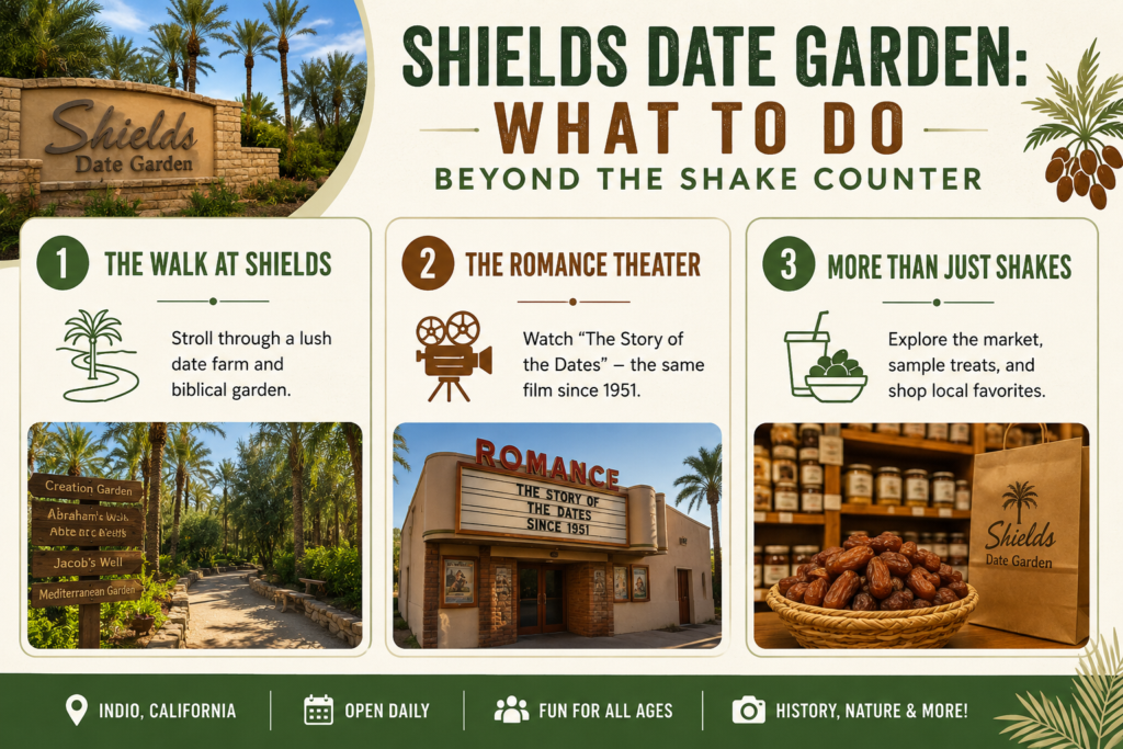 Shields Date Garden: What to Do Beyond the Shake Counter