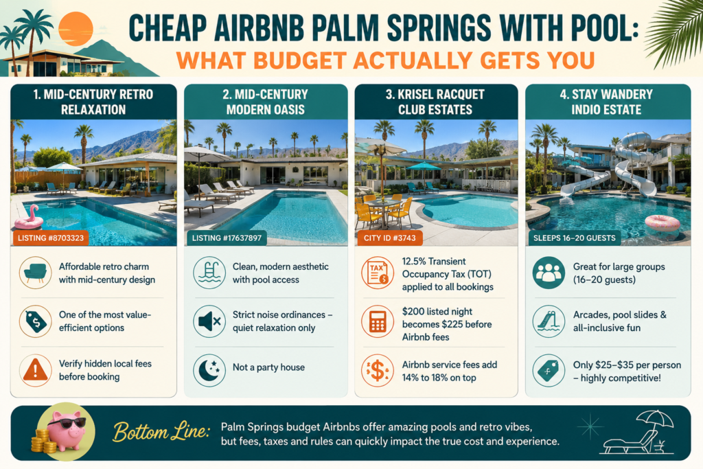 Best Palm Springs Airbnbs with Pools: 10 Top Picks 2026 22 Cheap Airbnb Palm Springs With Pool