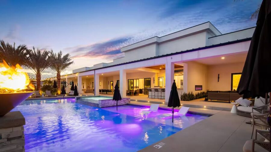 Indio vs Palm Springs: Where to Stay in 2026 (Honest Guide) 16 Private Estate: Waterslide, Theatre, Sauna, Pickleball