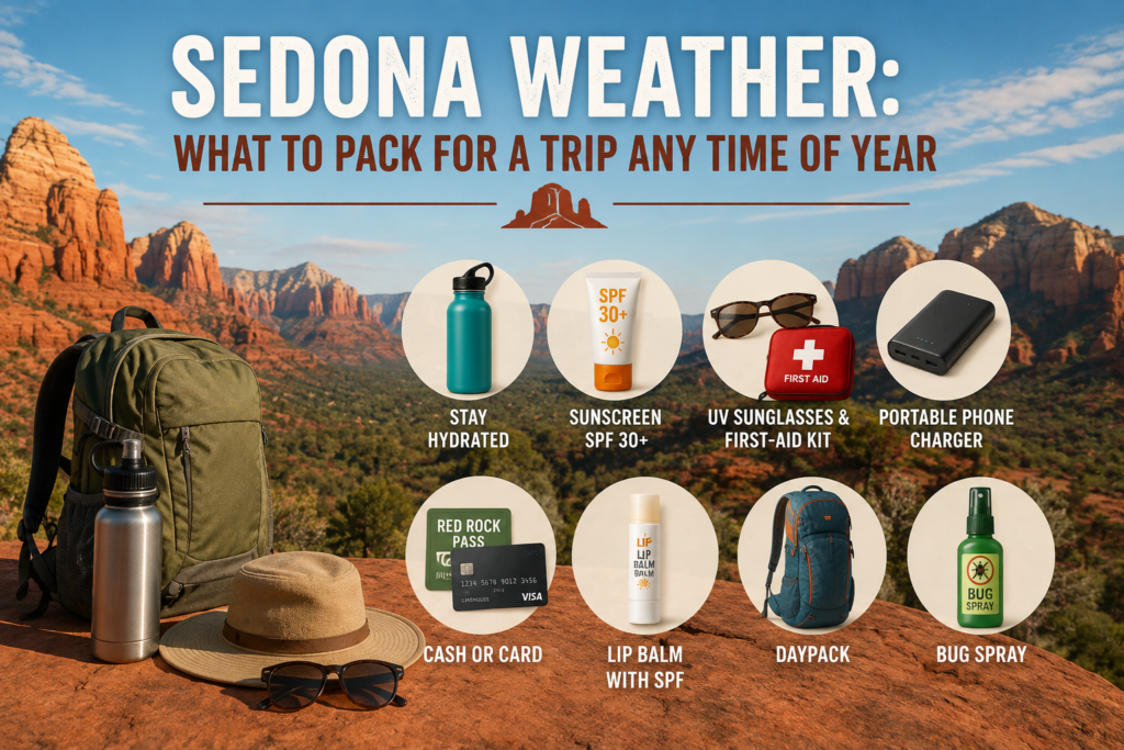 Sedona Weather: What to Pack for a Trip Any Time of Year
