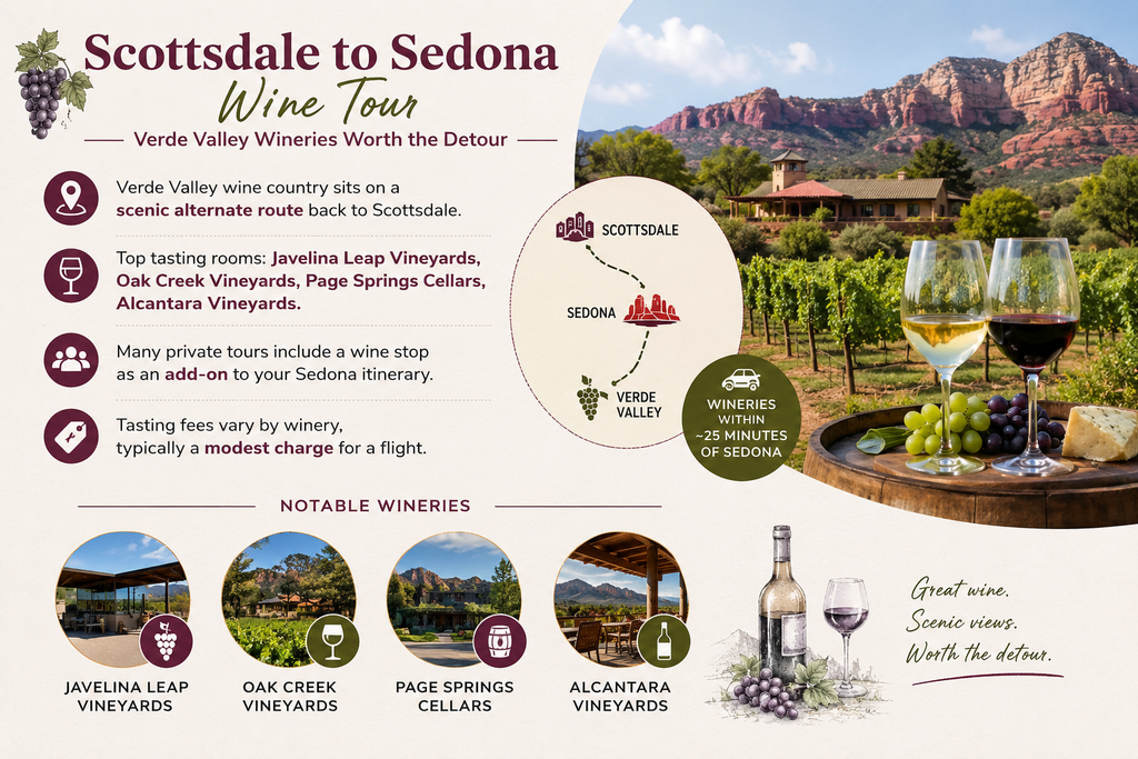 Scottsdale to Sedona Wine Tour