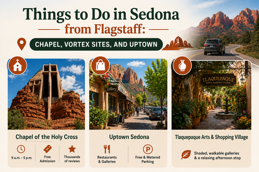 Sedona Day Trip from Flagstaff: 7 Best Stops, Easy Drive 7 Things to Do in Sedona from Flagstaff