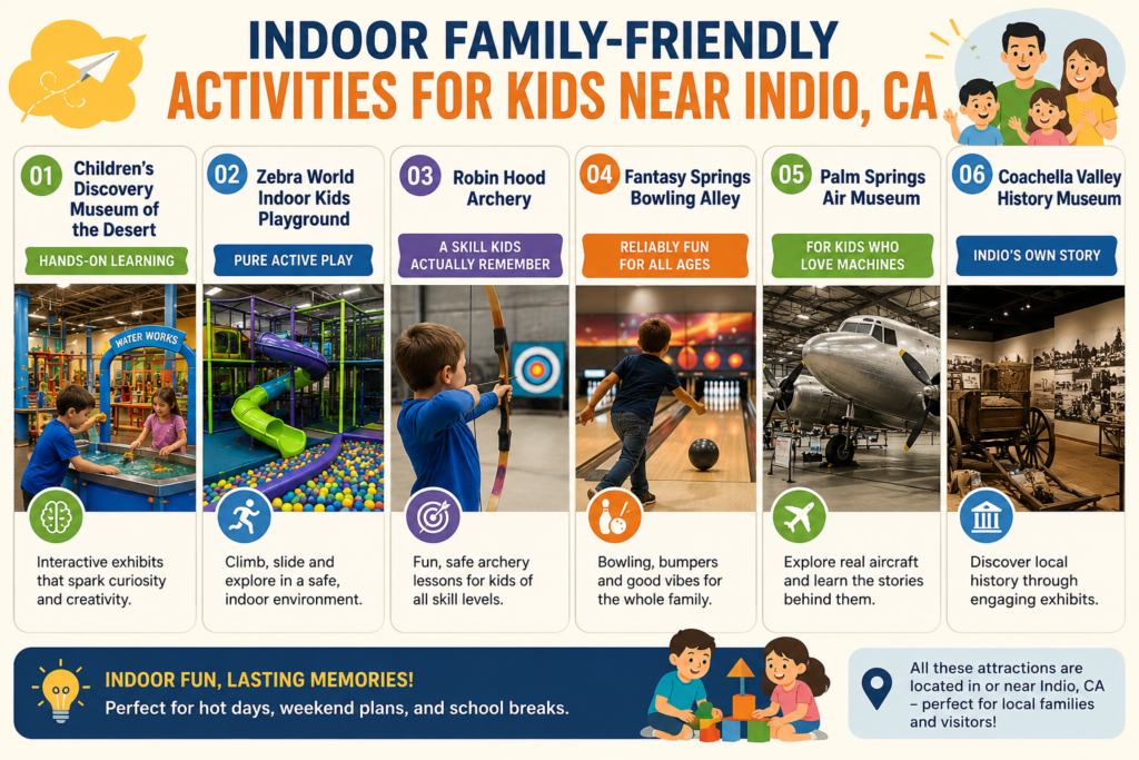 Things to Do in Indio With Kids: 14 Best Spots (2026) 7 Indoor Family-Friendly Activities For Kids Near Indio CA