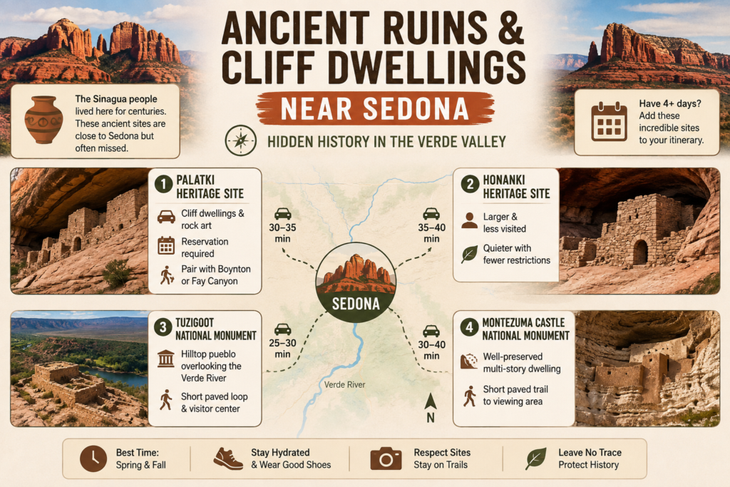 Ancient Ruins and Cliff Dwellings Near Sedona