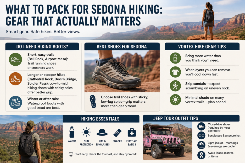 What to Pack for Sedona Hiking