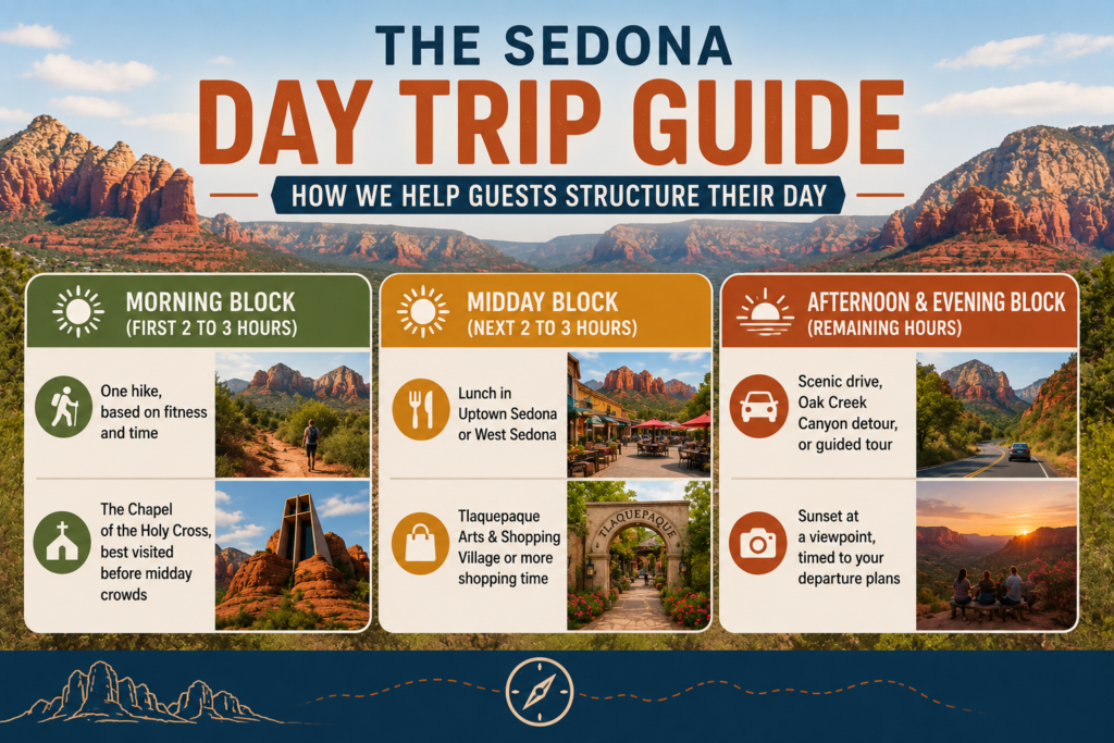 Sedona Day Trip Guide: 3 Best Routes + 4 Easy Hikes 6 The Sedona Day Trip Guide Itinerary