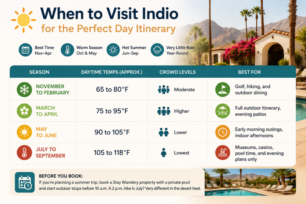 When to Visit Indio for the Perfect Day Itinerary